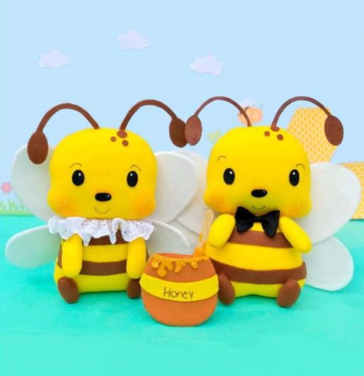 Выкройка мягкой игрушки пчелки