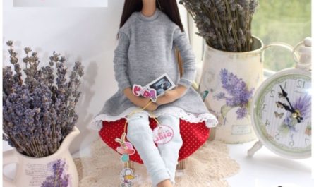 Текстильная беременная кукла тильда: выкройка для пошива