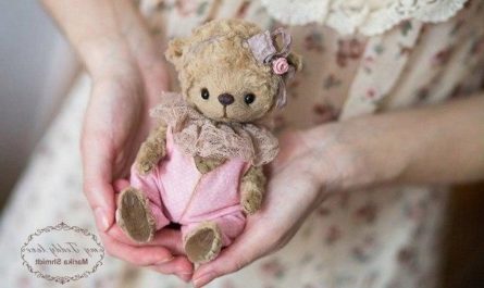 Выкройка маленького медвежонка в стили Тедди шьем своими руками