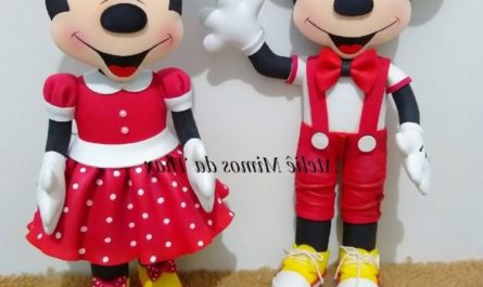 Выкройка мягкой игрушки Микки Мауса и Минни - шьем своими руками