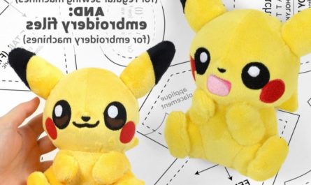 Выкройка мягкой игрушки пикачу из плюша - пошаговый МК по пошиву