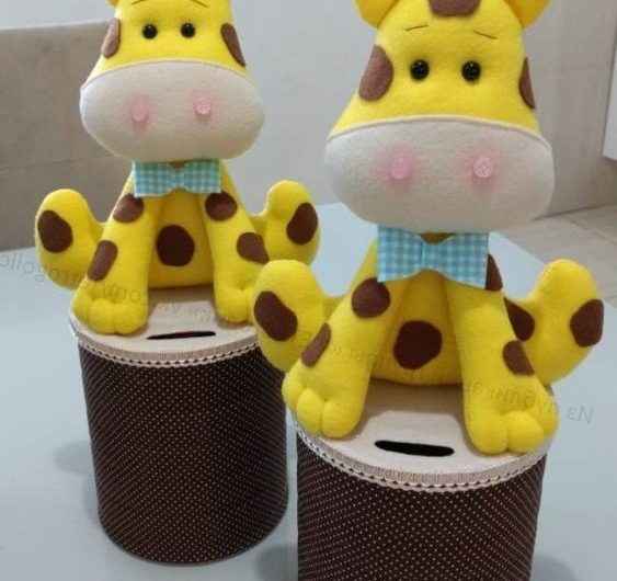 Выкройки игрушек жираф