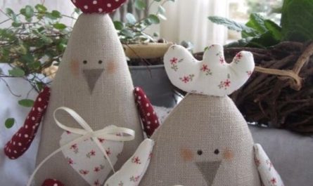 Курочки из ткани выкройка