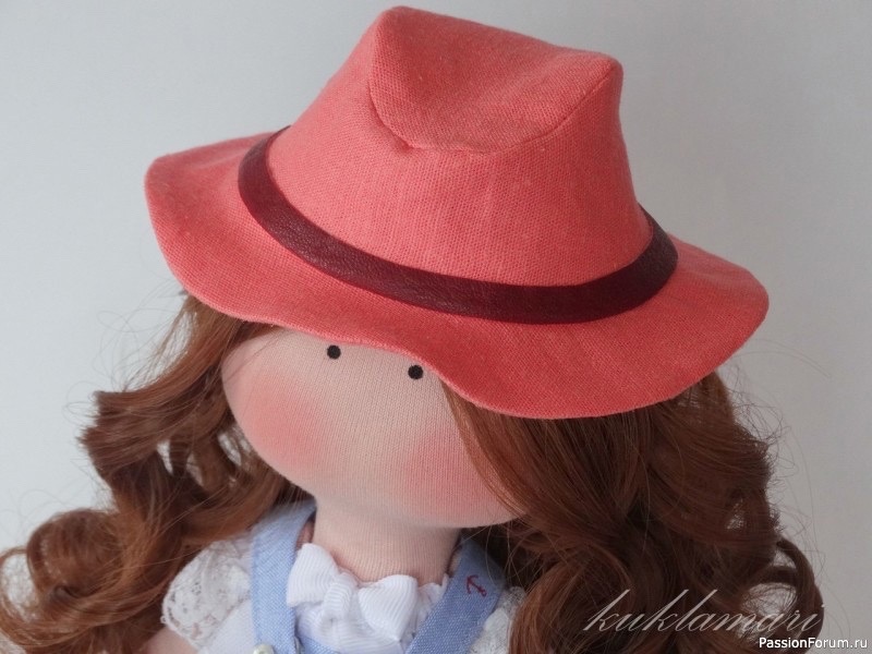 Выкройка шляпы для куклы своими руками