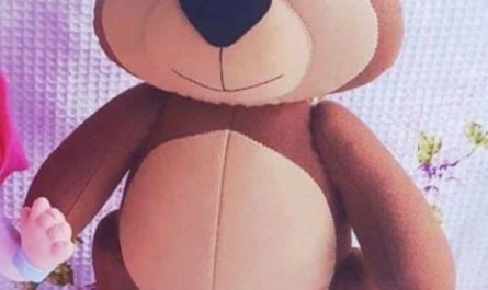 Игрушка медведь из фетра выкройка