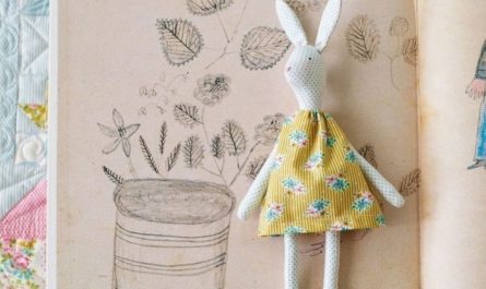 Заяц из ткани своими руками выкройка